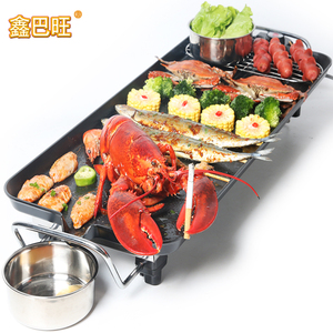 鑫巴旺电烤炉家用韩式无烟不粘电烤盘多功能烧