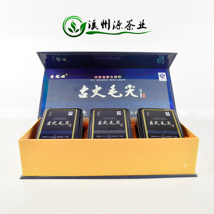 湖南茶叶新茶2016绿茶 古丈毛尖明前春茶特级嫩芽礼盒装自产自销