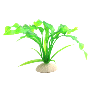 鱼缸造景装饰水草水族箱水草小波浪叶草小草塑料水草布景装饰图片