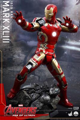 ht 1/4 mk43 hottoys 18寸钢铁侠 复仇者联盟2 mark43