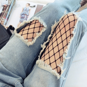 新款春季必备渔网袜