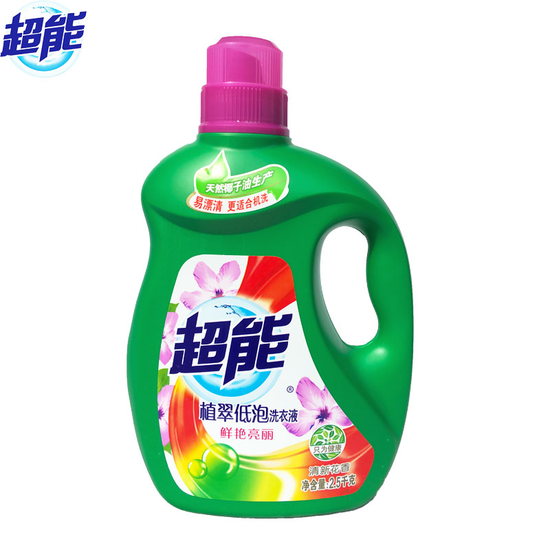 正品[低泡洗衣液什么牌子]超能植翠低泡洗衣液