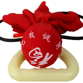 包邮 硅胶比赛无极健身球太极球老人弹力球广场舞老年流星球单球