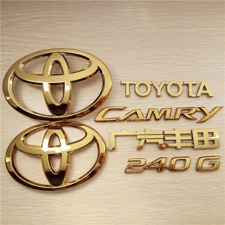 广汽丰田09-11凯美瑞车标金色camry 240g前中网标后尾