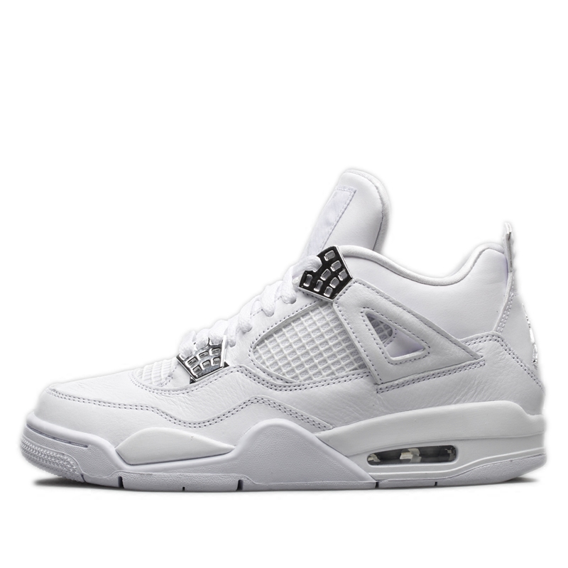 牛哄哄 air jordan 4 pure money aj4 白银纯白408452-308497-100