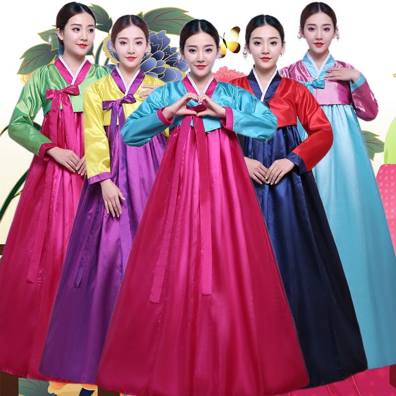 传统韩国古装成人宫廷改良韩服朝鲜服装女大长今民族舞蹈演出服饰
