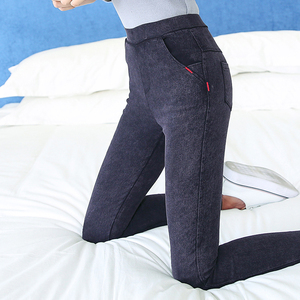 黑色小脚裤弹力紧身裤