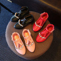 女童尖头皮鞋公主鞋2016秋季新款韩版儿童珍