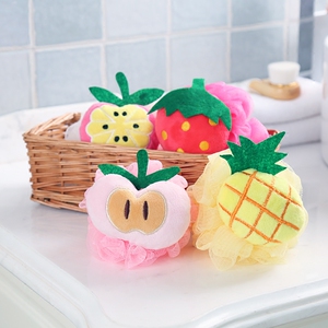 水果造型洗澡沐浴球浴花