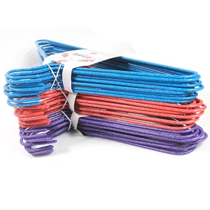 加粗干湿两用浸塑衣架30个