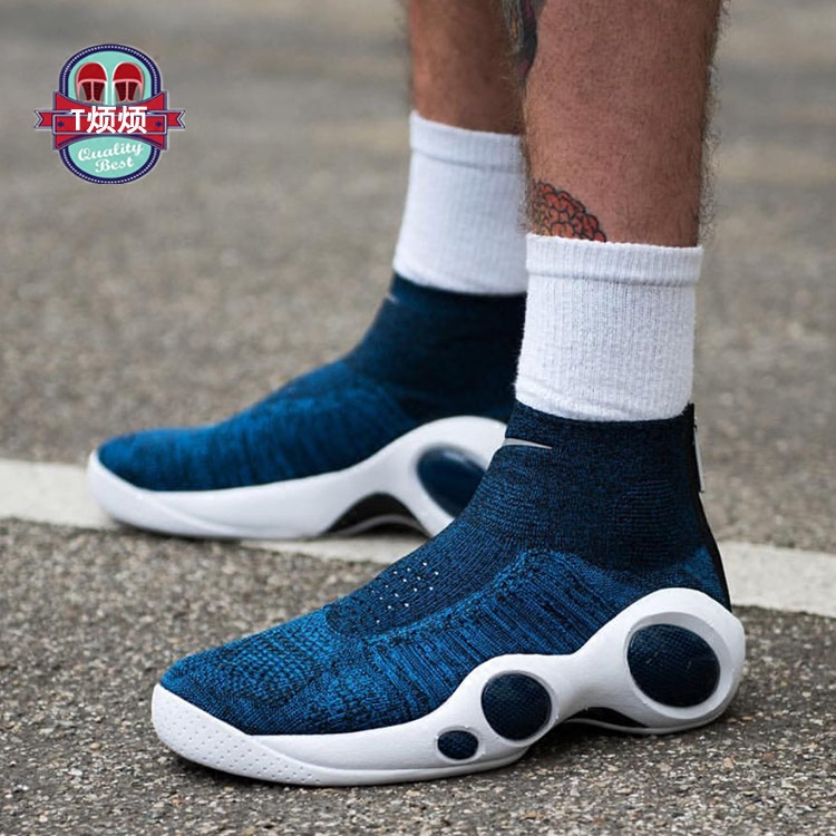 t烦烦nike flight bonafide飞线大眼睛篮球袜子鞋917742-200 400