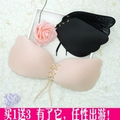 nubra隐形文胸加厚聚拢硅胶小胸贴婚纱礼服内衣防滑透气上托乳贴