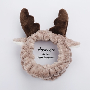 甜美个性化妆发箍头巾