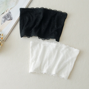 蕾丝花边无肩带裹胸