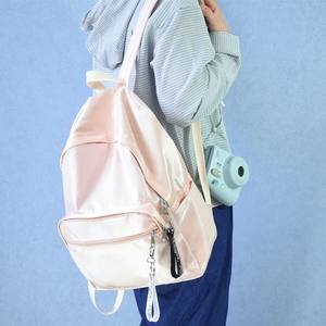 POY珠光色粉涤纶背包