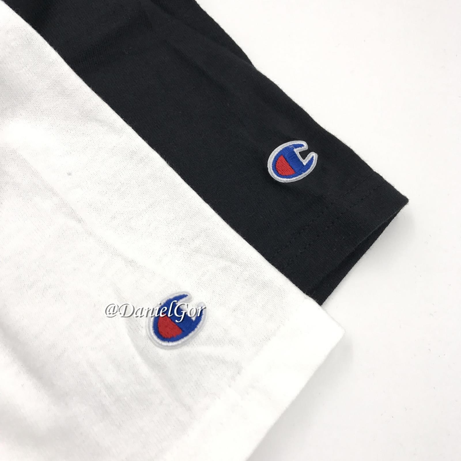 【潮物woo】 champion logo tee 日版 冠军 经典 大c 刺绣短袖t恤