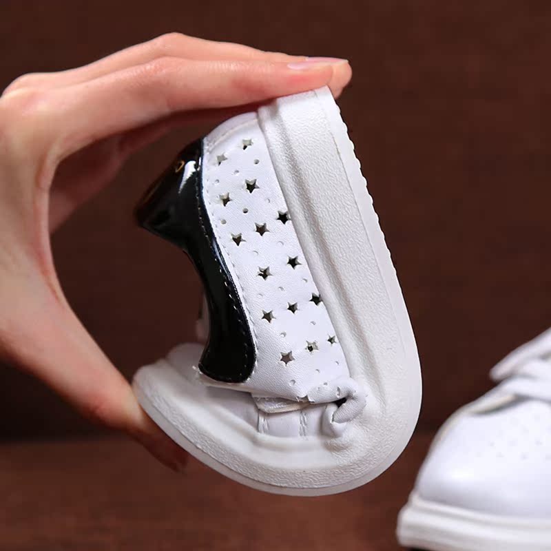 儿童小白鞋男童女童网鞋透气夏季小孩运动休闲