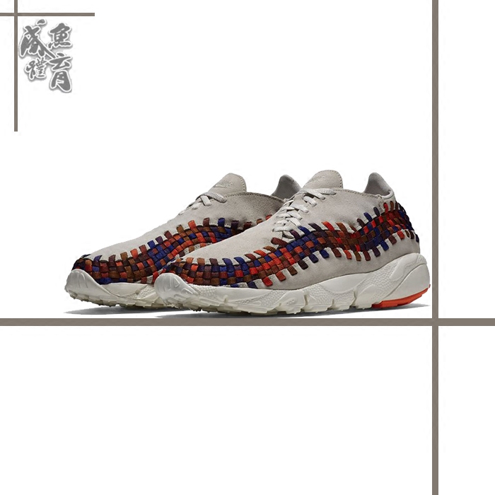 咸鱼体育 nike footscape woven wvn 黑白 彩虹 874892-003-002