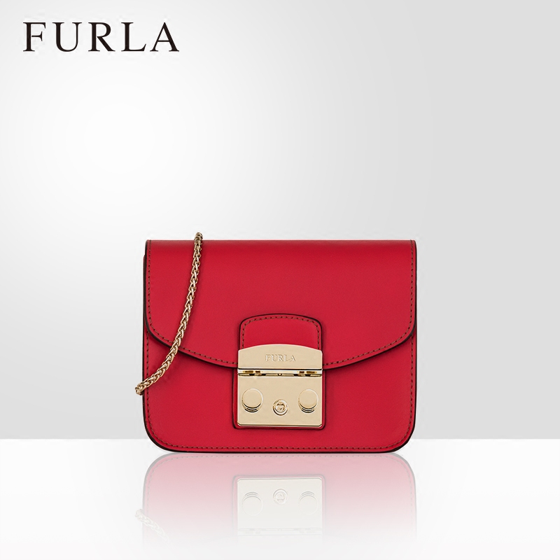 furla/芙拉丛林动物涂鸦metropolis小方包17年秋冬新品女包手提包