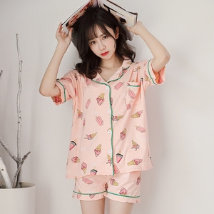 纯棉宽松短袖家居服