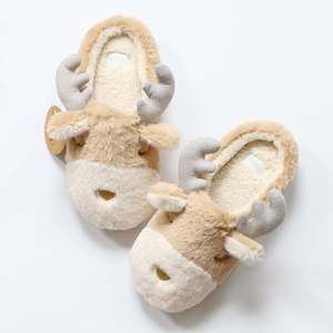 加厚毛绒可爱棉拖鞋