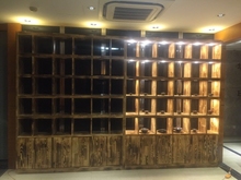 定做简约现代原木新款拼接置物架货架小饰品壁挂展示架书架格子柜