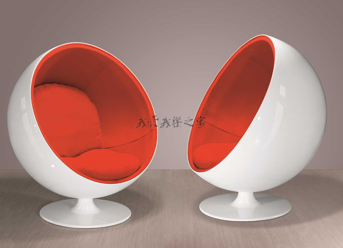 创意设计师太空椅玻璃钢球形音响椅北欧转椅休闲阅读椅ball chair