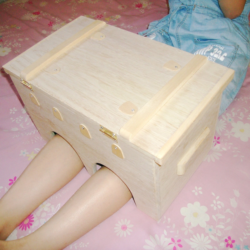 诗情艾意纯实木木制膝盖腿关节专用艾灸盒艾灸