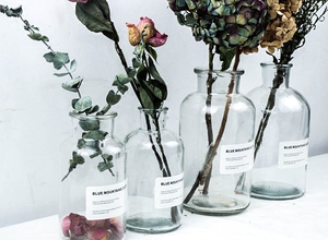 北欧小棕瓶ins风家居装饰花器