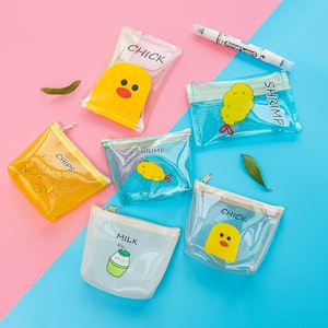 韩国零食pvc透明迷你硬币包