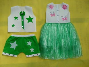 儿童表演服制作|儿童环保表演服装设计制作_天