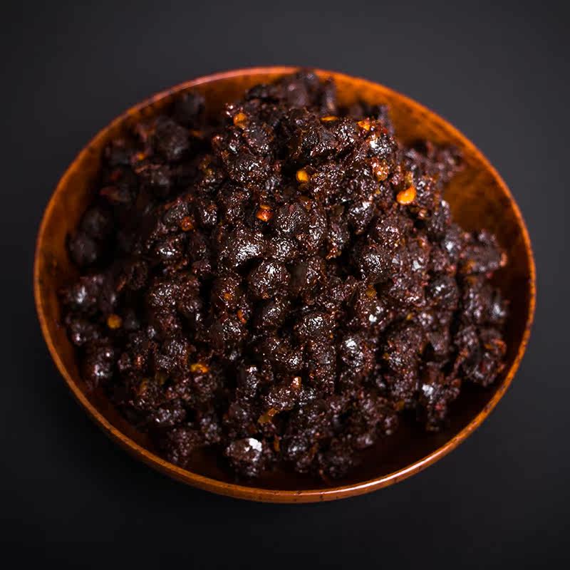 湖南双峰特产豆豉酱秘制豆瓣酱香辣开胃下饭菜辣椒调味料豆鼓500g