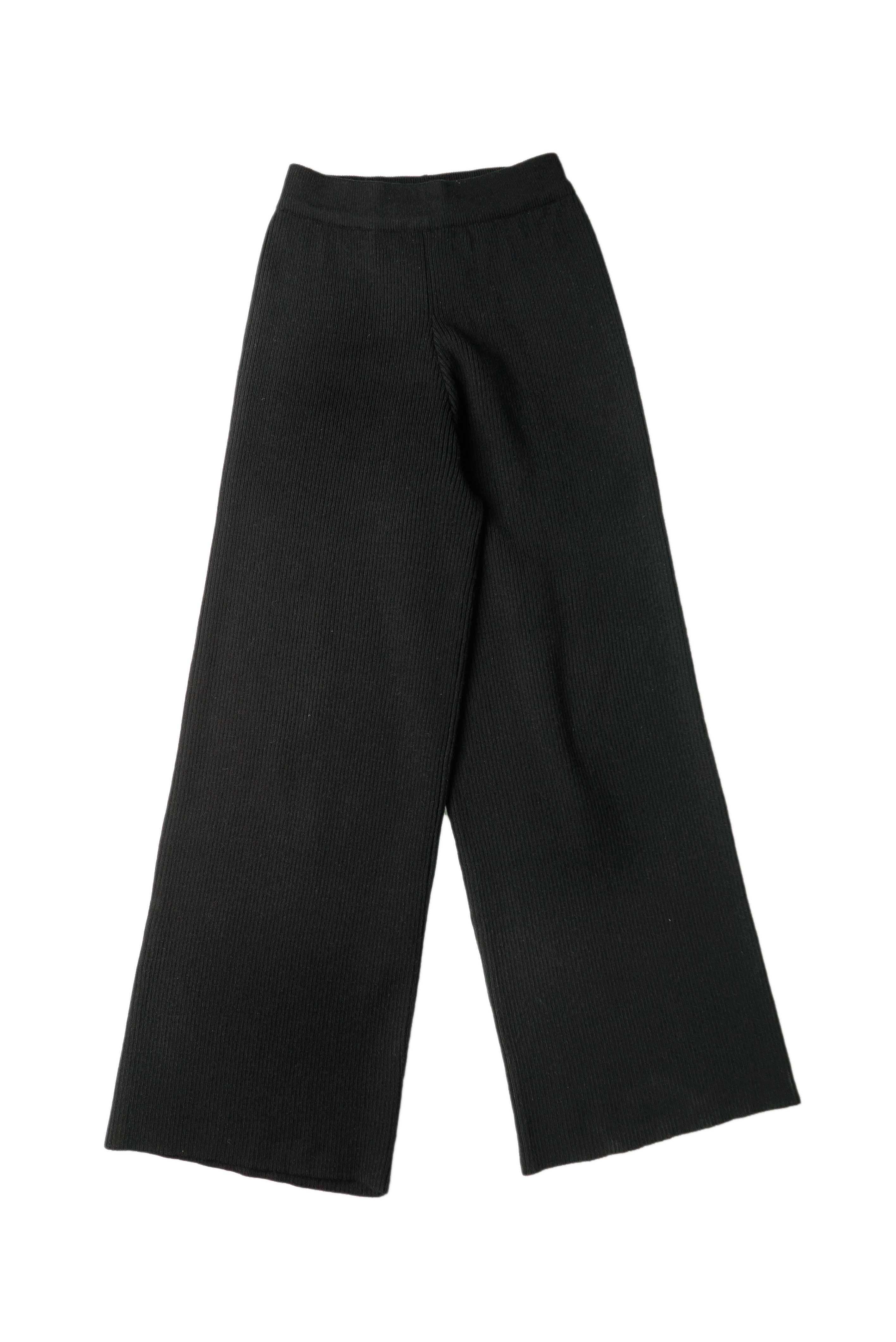 im向自制春季显瘦显腿长女裤拖地针织裤直筒裤阔腿裤超长裤十分裤