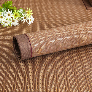 【特价】凉垫 冰藤菱格深咖 恋豆夏季凉席藤席沙发