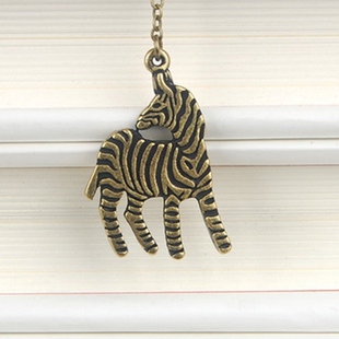 斑马horse金色立体斑马超薄书签马年吉祥物两色 韩国正品代购文具like