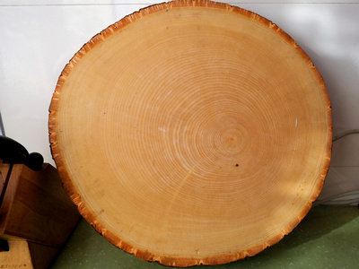 砧板案板东北长白山紫椴木菜板实木椴木整块整木天然无拼接圆菜墩