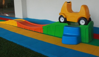 淘气堡配件幼儿滑车儿童三段式滑行撬滑道滑梯三段式滑行车道轨道