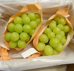 葡萄 顺丰包邮 进口日本香印翠玉晴王新鲜水果青提葡萄xxl3-4串/2000g