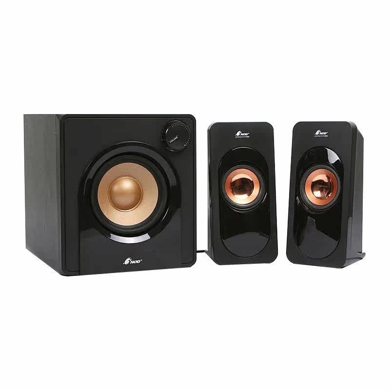 3nod/三诺 h-211木质音箱 2.1声道电脑音箱 低音炮 正品