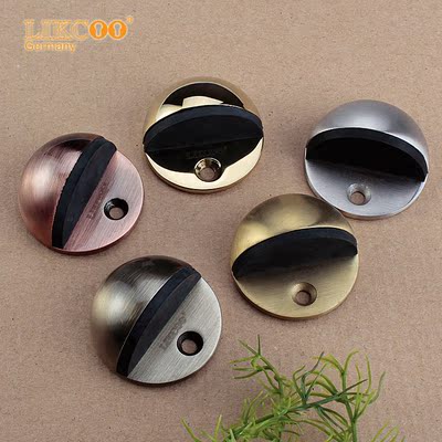 玻璃门防撞器门挡定位器 304不锈钢门阻门碰橡胶门顶门档龟顶挡门