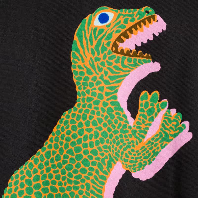 paul smith 长袖t恤男装圆领小恐龙印花纯棉美国直邮psi5346