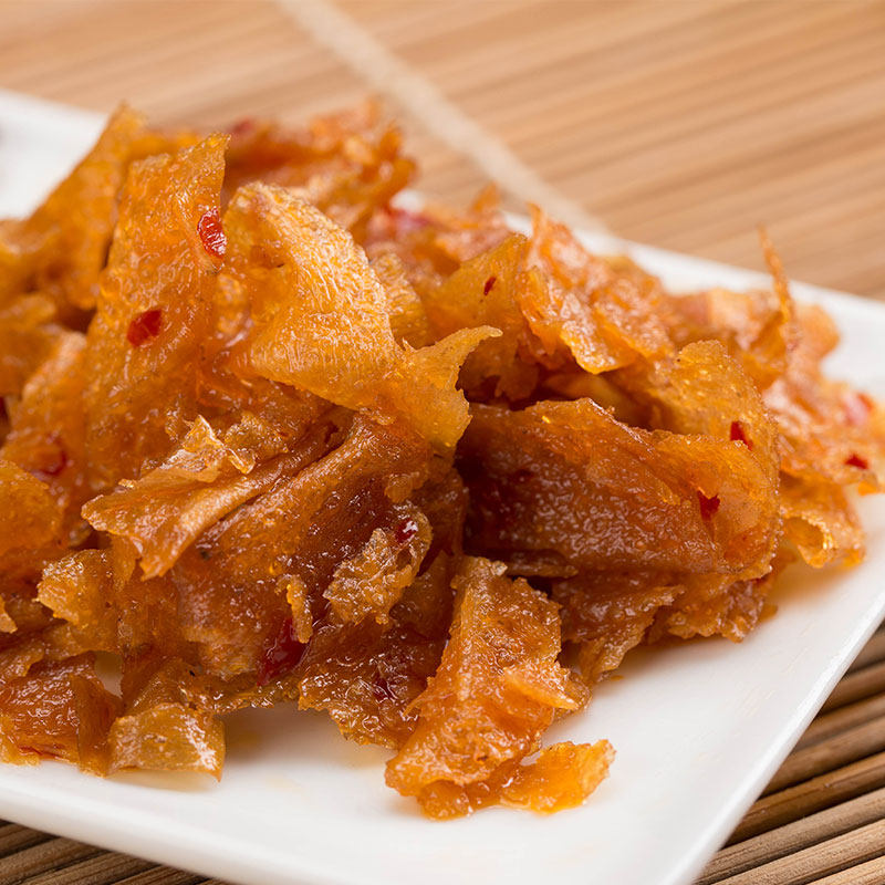 湖南特产常德北堤麻辣肉麻辣菽肉 豆腐皮豆干豆制品酸辣零食90克