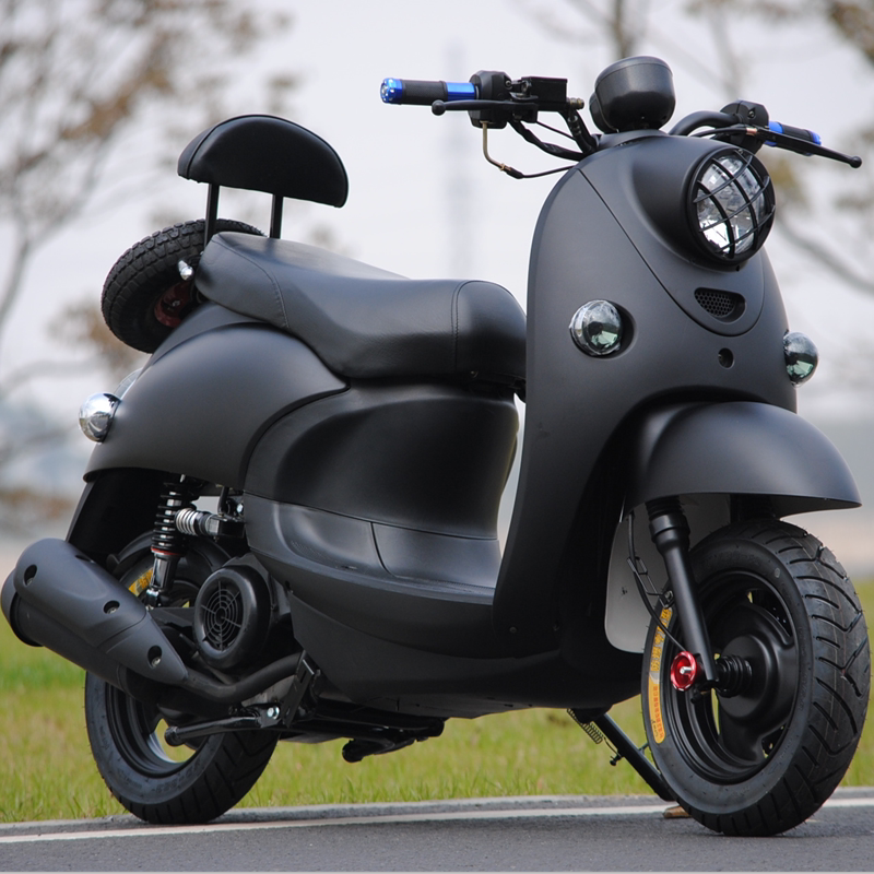 豪华加长版欧版复古加长小龟王踏板车助力车摩托车燃油125cc迅鹰