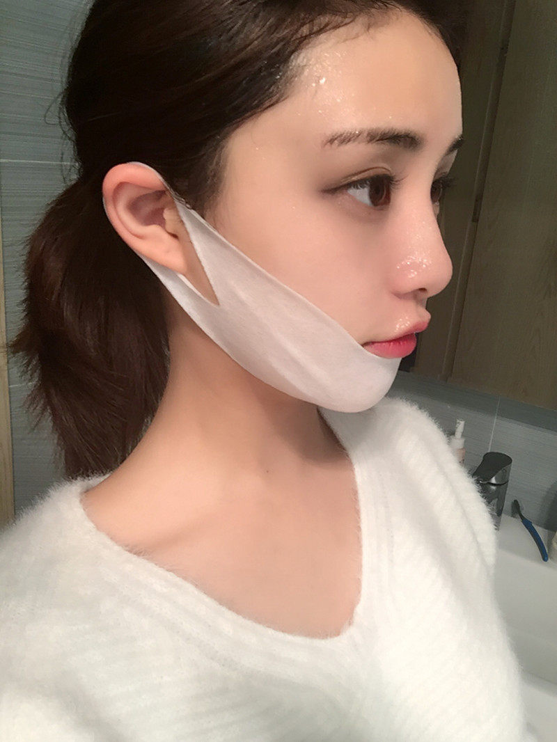 提拉紧致v脸面膜 挂耳绷带v脸神器 小金花美白保湿补水咬肌婴儿肥
