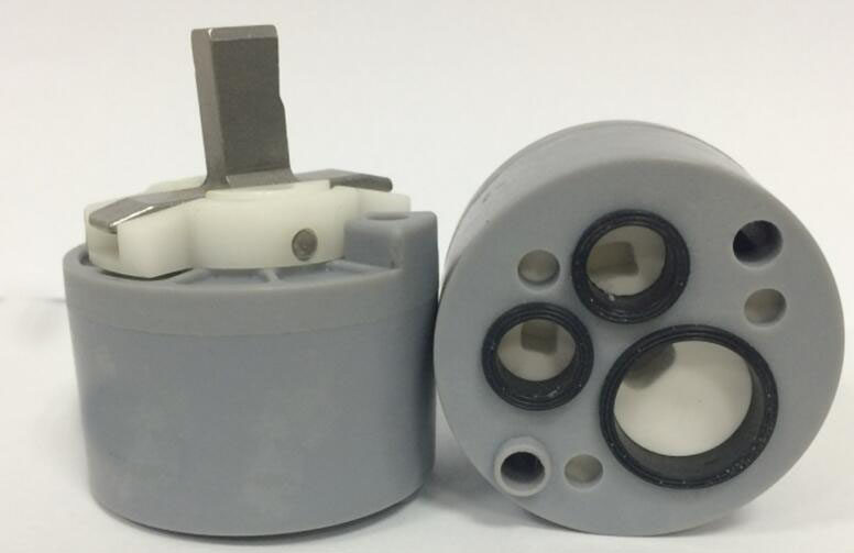 正品陶瓷混水阀芯冷热水面盆水龙头阀芯47mm厨房水龙头配件