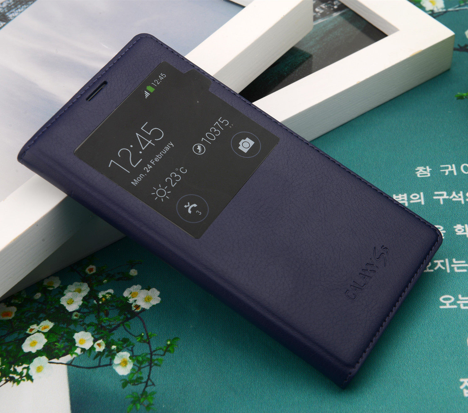 三星s5手机套智能sm-g9009d电信版皮套smg9006v手机壳g9008v套4g