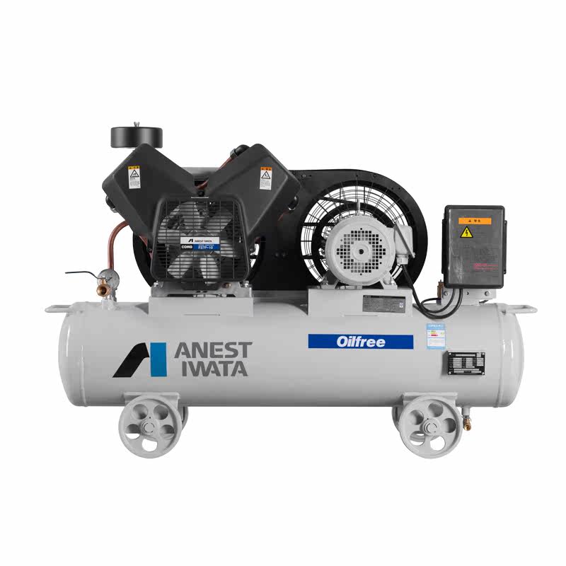 日本岩田 tfpj75-10 进口无油空压机 木工喷漆工业压缩机 低噪音