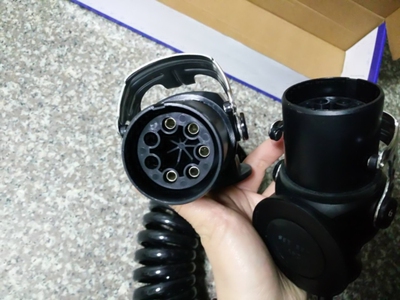 半挂车牵引车ebs七芯 天龙abs五芯连接线总成福田欧曼五孔连接线