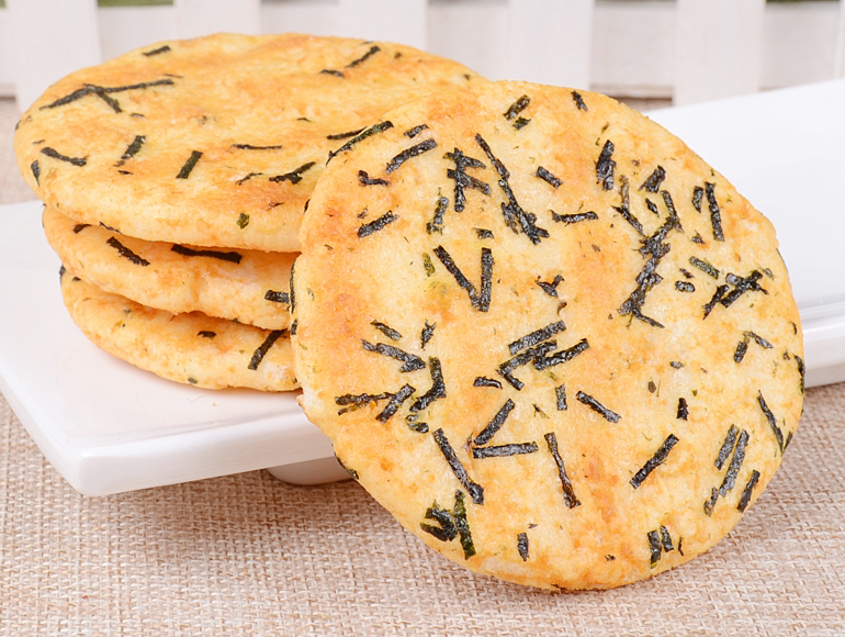 一包包邮旺仔旺旺235g厚烧海苔饼休闲饼干儿童宝宝小吃零食品