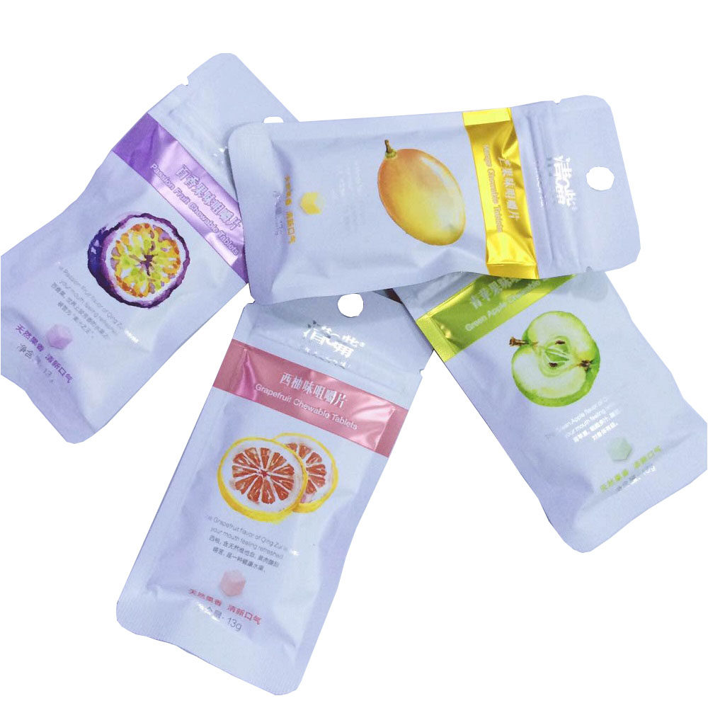 20袋包邮 清嘴咀嚼片 清q嘴13g 芒果 青苹果 西柚 百香果选百草